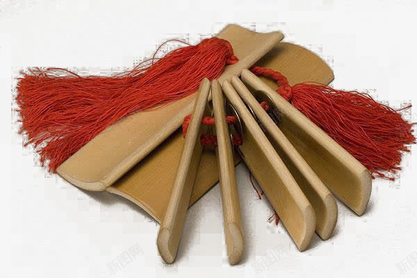 红色吊穗竹板png免抠素材_88icon https://88icon.com 中国风 相声 竹板 红色吊穗 郭德纲