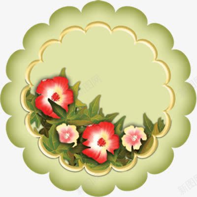 花底板png免抠素材_88icon https://88icon.com PNG 制图 圆形 花底板