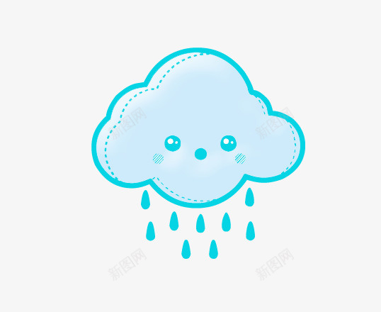 卡通下雨云朵png免抠素材_88icon https://88icon.com 下雨云朵 云朵 卡通 可爱