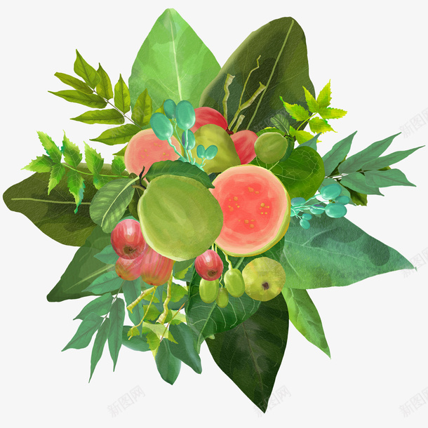 绿植装饰png免抠素材_88icon https://88icon.com 叶子 植物 矢量装饰 绿叶 绿植 装饰