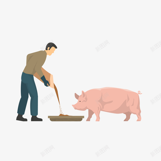 卡通手绘饲养员喂食猪仔矢量图eps免抠素材_88icon https://88icon.com 免抠图PNG 卡通 喂食 手绘 猪仔 矢量卡通手绘饲养员喂食猪仔免抠图PNG免费下载 饲养员 矢量图