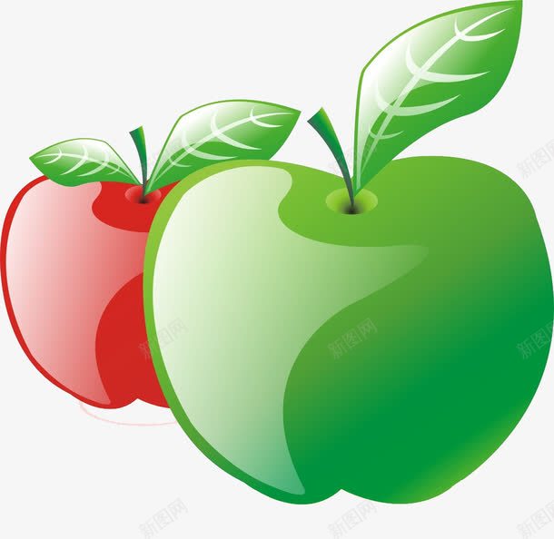 苹果图案png免抠素材_88icon https://88icon.com 红富士 苹果 装饰图案