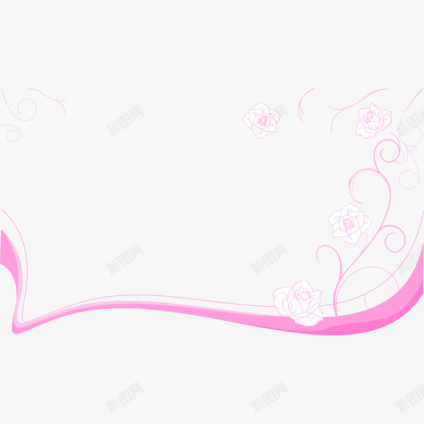 淡粉色的花式装扮png免抠素材_88icon https://88icon.com 框式 淡粉色 花式 装扮