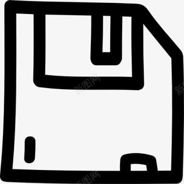 保存保存手绘接口软盘符号图标图标