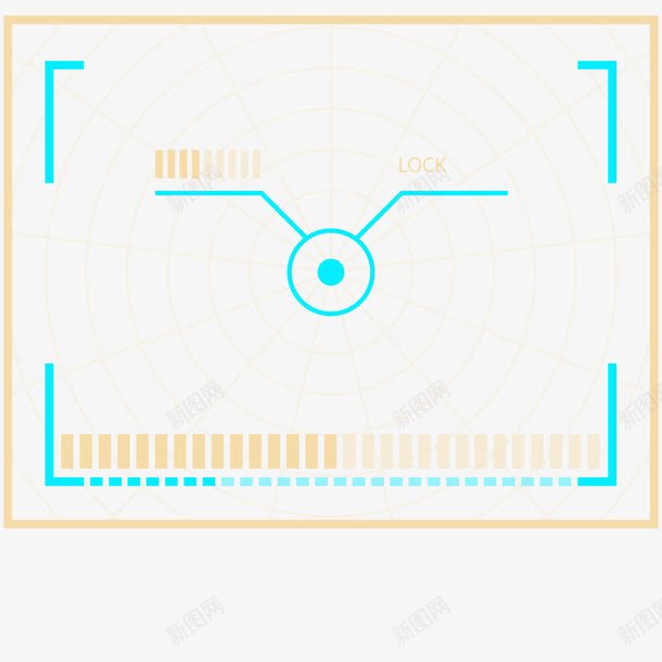 科技png免抠素材_88icon https://88icon.com 数据显示 矩形 科技 蓝色科技 进度