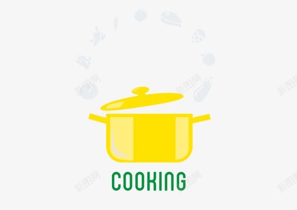 烹饪png免抠素材_88icon https://88icon.com cooking 做饭 烹饪 美食 锅 黄色