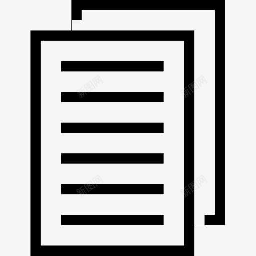 文件文件页堆叠iOS标签栏png免抠素材_88icon https://88icon.com Documents files pages stacked 堆叠 文件 页