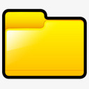 通用文件夹黄色的圆滑的XP文件夹素材