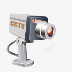 CCTV摄像头手绘图素材