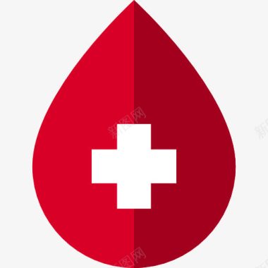 保健和医疗血滴图标图标