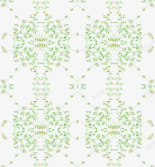 绿色底纹花纹png免抠素材_88icon https://88icon.com PNG 底纹 绿色 花纹