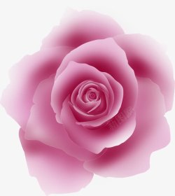 粉色卡通艺术花朵玫瑰素材