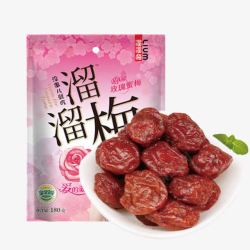 休闲零食溜溜梅蜜饯果脯干话梅素材
