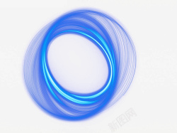 重叠圆圈蓝色圆形重叠圆圈背景高清图片