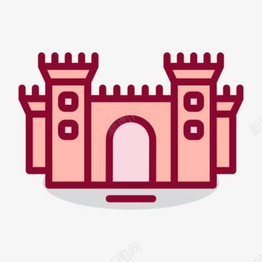 吸血鬼城堡抠图材料图标图标