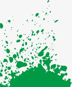 绿色底纹颗粒纹理元素素材