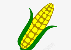卡通玉米手绘图素材