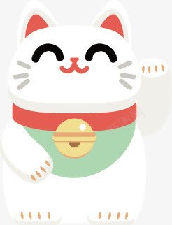 手绘招财猫png免抠素材_88icon https://88icon.com 卡通 可爱 手绘 招财猫