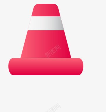 红色围巾交通标志图标图标