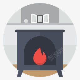 火灶图标png免抠素材_88icon https://88icon.com fire stove 火 炉子