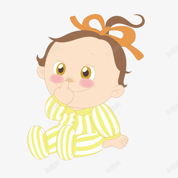 手绘卡通婴儿png免抠素材_88icon https://88icon.com 卡通 可爱 女孩 婴儿 手绘 手绘卡通婴儿