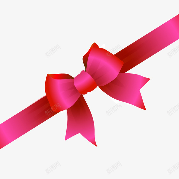 红丝带矢量图ai免抠素材_88icon https://88icon.com 蝴蝶结 高清 矢量图