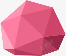 粉色几何形状标签png免抠素材_88icon https://88icon.com 几何 形状 标签 粉色