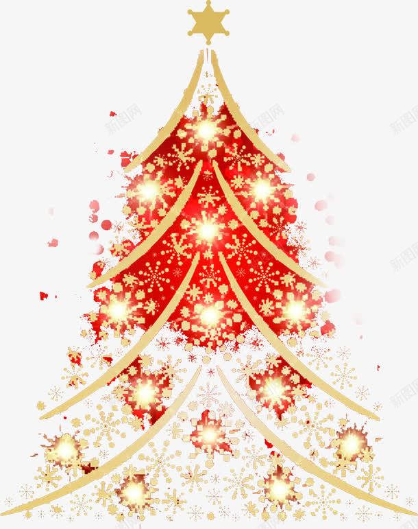 红色手绘圣诞节装饰png免抠素材_88icon https://88icon.com 圣诞节 红色 装饰