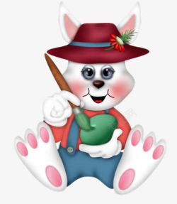 红帽与兔兔素材