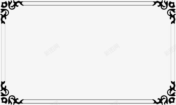 传统花边边框png免抠素材_88icon https://88icon.com 外框 花框 花边 边框