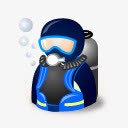 潜水员阿凡达穿着它的职业png免抠素材_88icon https://88icon.com avatar diver 潜水员 阿凡达