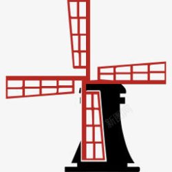 西班牙旅行图标素材