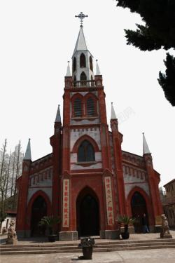 上海复古教堂素材