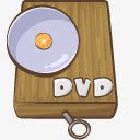 木质木质案板DVD图标图标