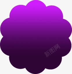 春天紫色渐变花纹png免抠素材_88icon https://88icon.com 春天 渐变 紫色 花纹