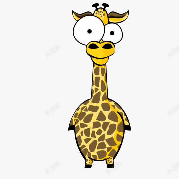 卡通动物长颈鹿png免抠素材_88icon https://88icon.com 动物 动物卡通 卡通 卡通动物 长颈鹿