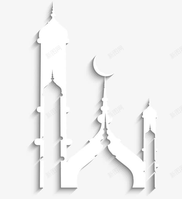 开斋节白色简约建筑png免抠素材_88icon https://88icon.com Adha Eid adha al eid mubarak ul 伊斯兰 伊斯兰教 古尔邦节 宰牲节