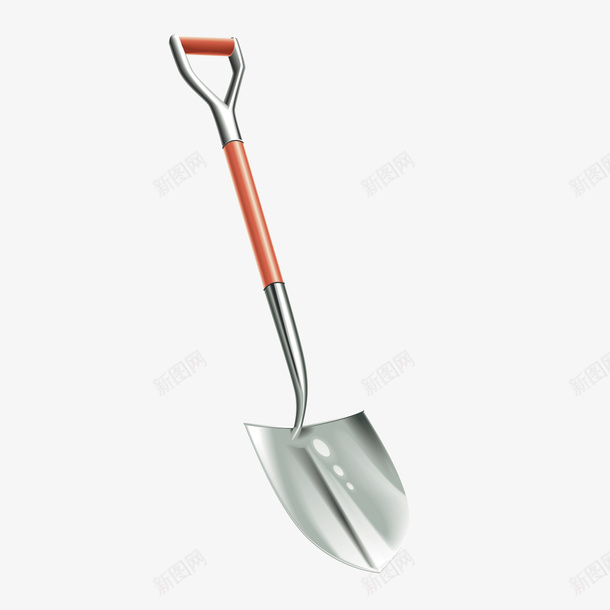 金属铁锨锄地农用工具矢量图ai免抠素材_88icon https://88icon.com 农用工具 金属 铁锨 锄地 矢量图