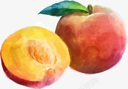 水彩水果苹果素材