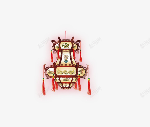 精美花灯png免抠素材_88icon https://88icon.com 中国风 复古花灯 花灯装饰