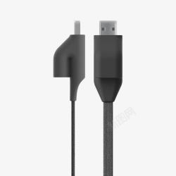 黑色数据线素材