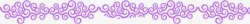 手绘紫色中国风花纹素材