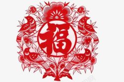 中国风红色图腾素材