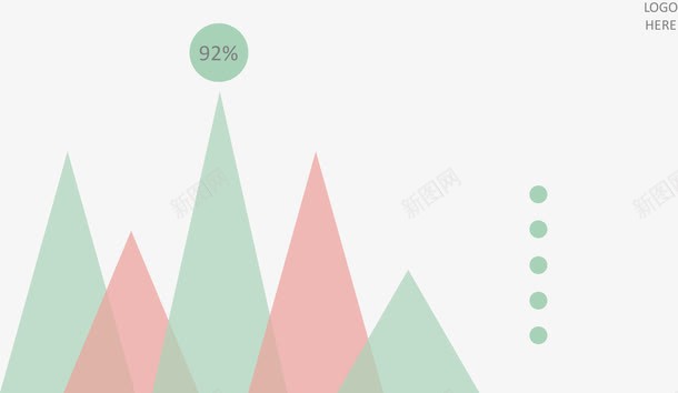 小清新三角图表png免抠素材_88icon https://88icon.com 分类标签 插图页 数据图表
