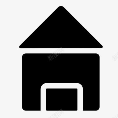 小房子符号图案图标图标
