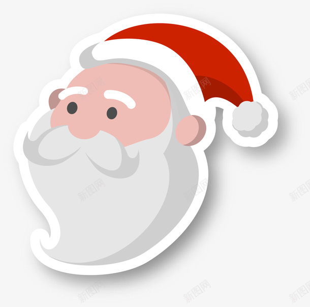 红色圣诞老人头像贴纸png免抠素材_88icon https://88icon.com Christma Christmas Merry 圣诞快乐 圣诞老人 圣诞老人头像 圣诞节 头像贴纸