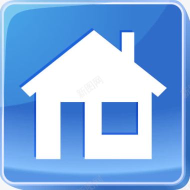 建筑回家房子接口自由社交媒体图图标图标