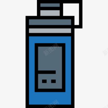 融化的液体水瓶图标图标