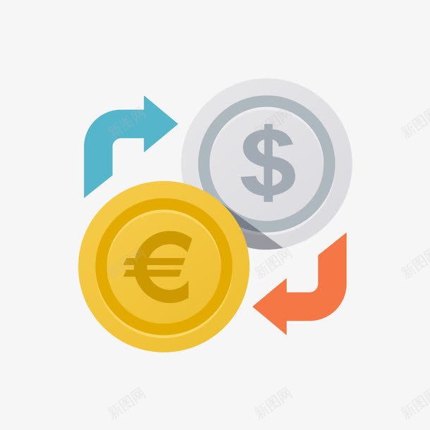 金币银币png免抠素材_88icon https://88icon.com 互换 素材 金币 银币