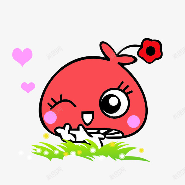 红色创意卡通蘑菇头psd免抠素材_88icon https://88icon.com 创意 卡通蘑菇 卡通蘑菇头 爱心 红色蘑菇 花朵 蘑菇头 蘑菇头尴尬